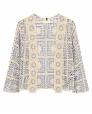 Luxzuz Cardigan Polly Chambray Blue
