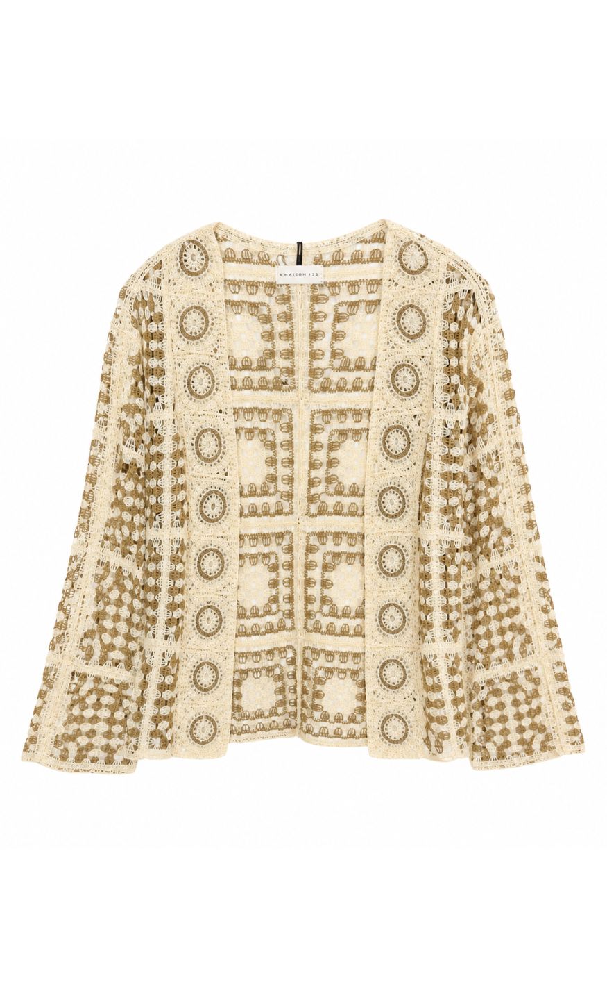 Luxzuz Cardigan Polly Drift Wood