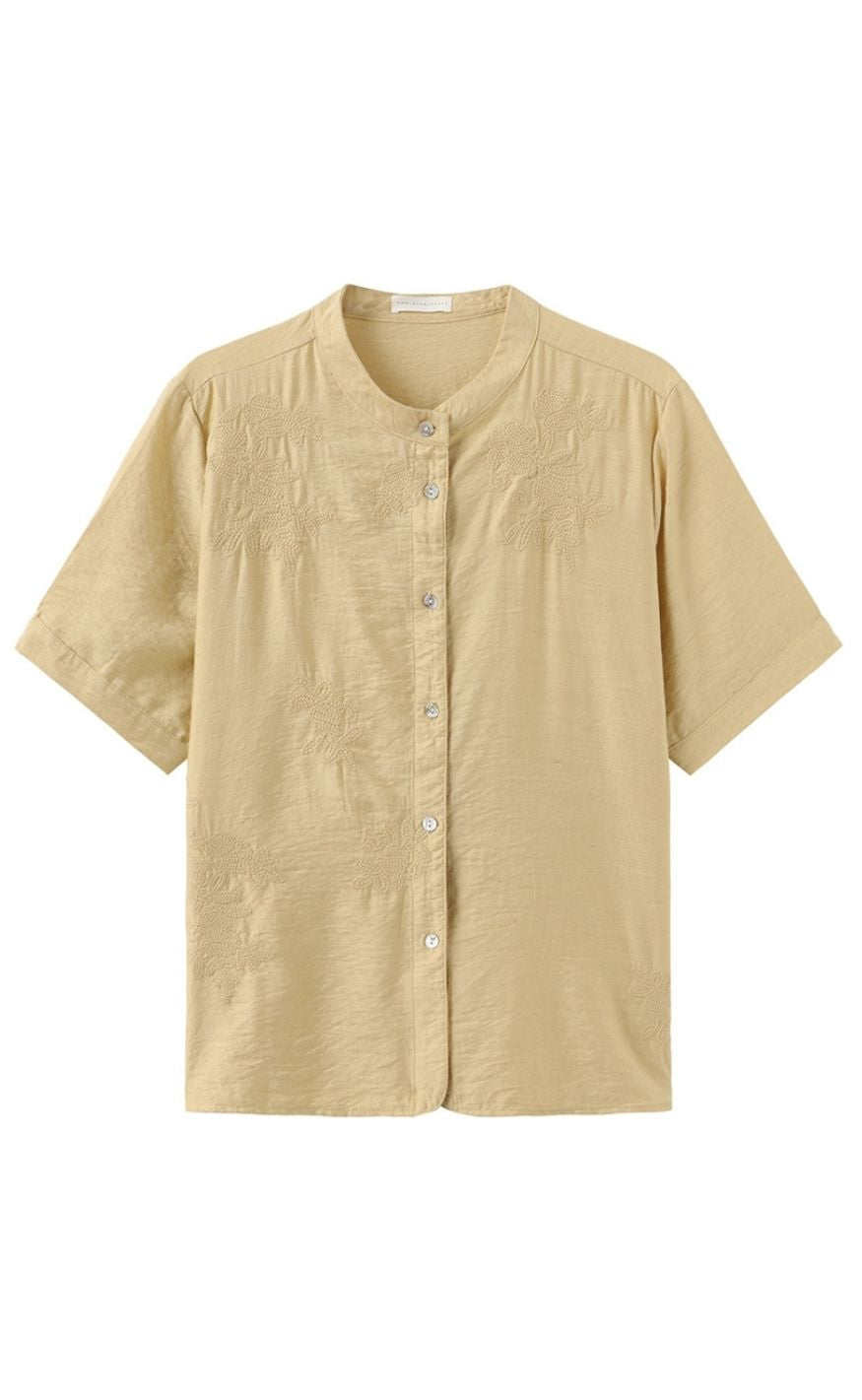 Luxzuz Skjorte Alina Soft Yellow