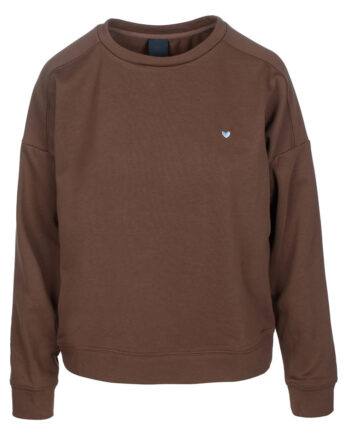 Luxzuz Sweatshirt Jeanie Cocoa Brown