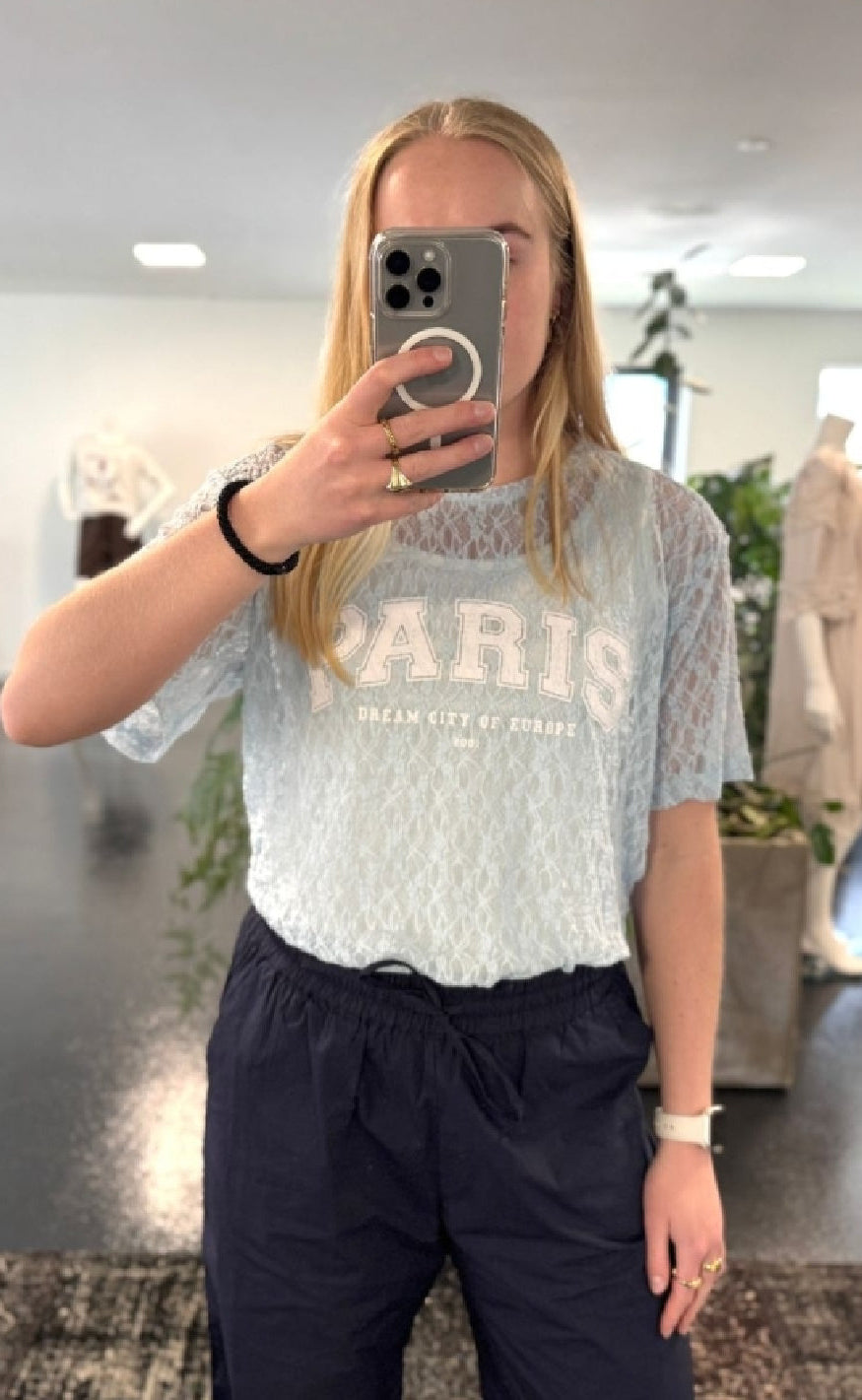 Luxzuz  -shirt Jua Baby Blue