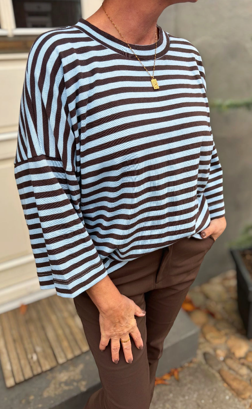 Luxzuz -shirt Julia Chambray Blue