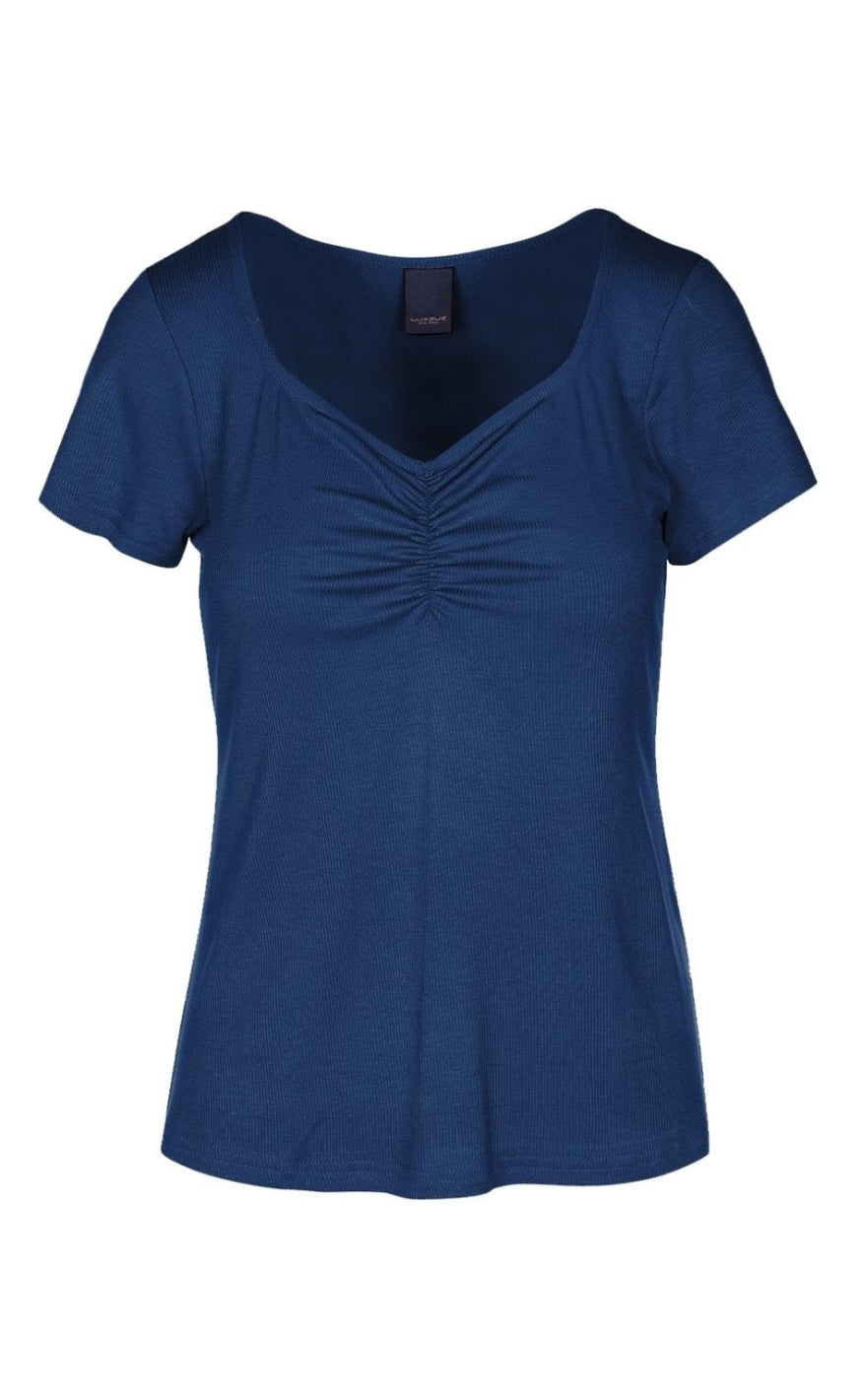 Luxzuz -shirt Klaudine Navy Blue