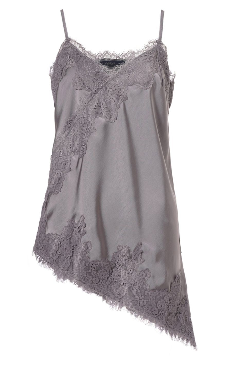 Luxzuz Top Lennie Charcoal Gray