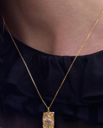 Maanesten Halskæde Aylin Gold Colour
