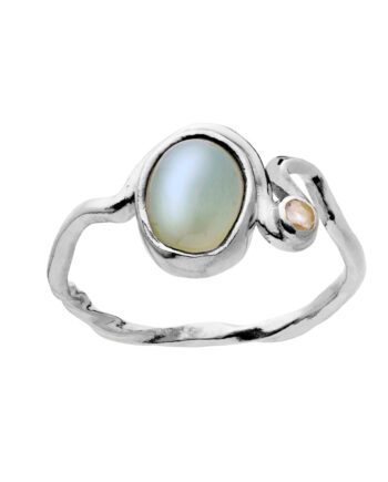 Maanesten Ring Lorelei Silver Colour