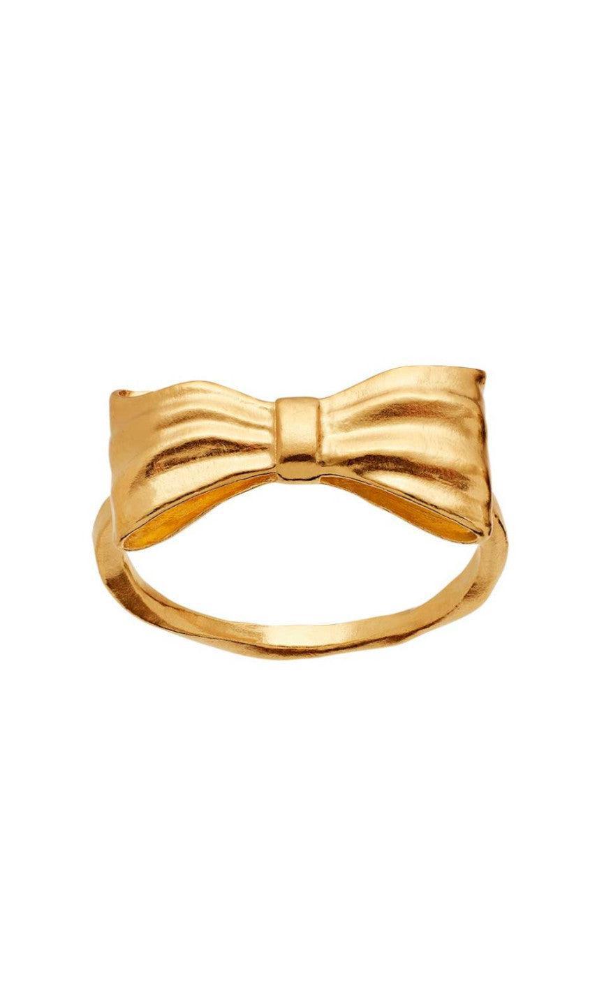 Maanesten Ring Satin Forgyldt