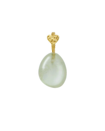 Maanesten Vedhæng Prehnite Earth Gold Colour