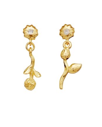 Maanesten øreringe Amaria Gold Colour