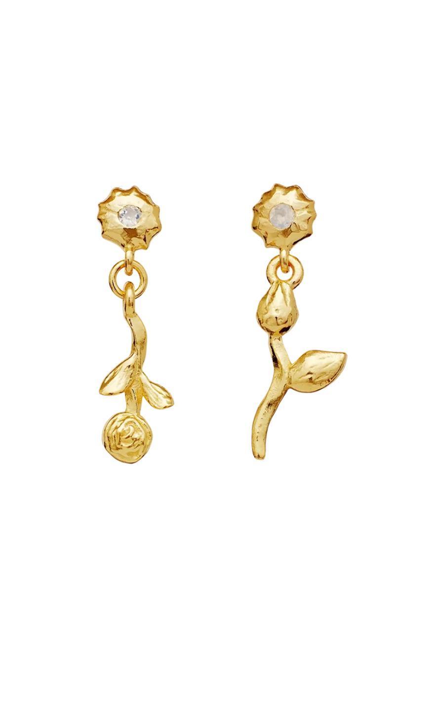 Maanesten øreringe Amaria Gold Colour