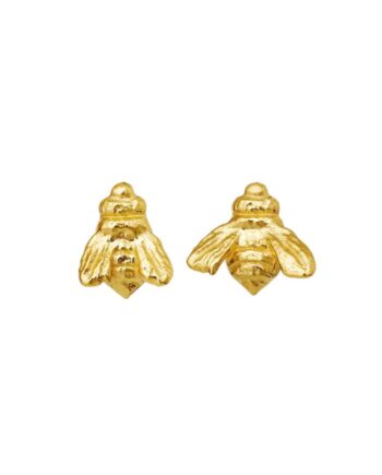 Maanesten øreringe Bee Gold Colour