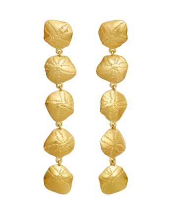 Maanesten øreringe Kishi Gold Colour