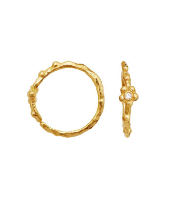 Maanesten øreringe Neri Gold Colour