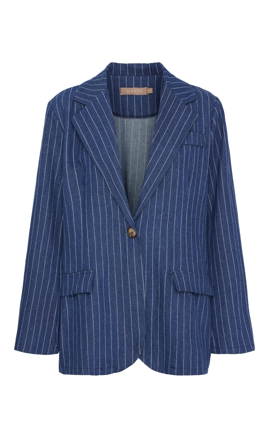 Marta Du Chateau Blazer Lenia Denim