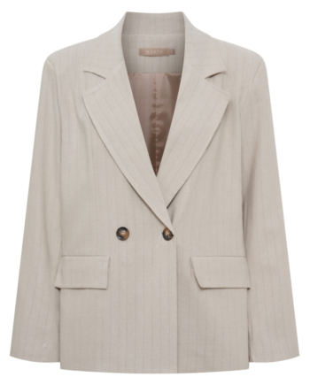 Marta Du Chateau Blazer Marissa Beige Stripe