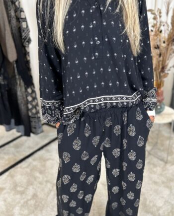Marta Du Chateau Bluse Christelle Black