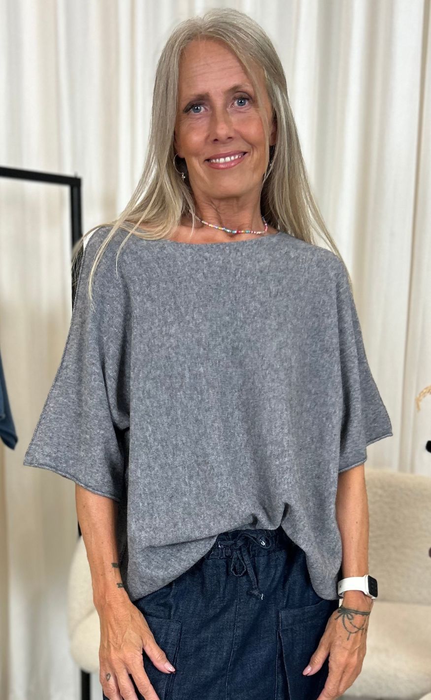 Marta Du Chateau Bluse Sia Medium Grey