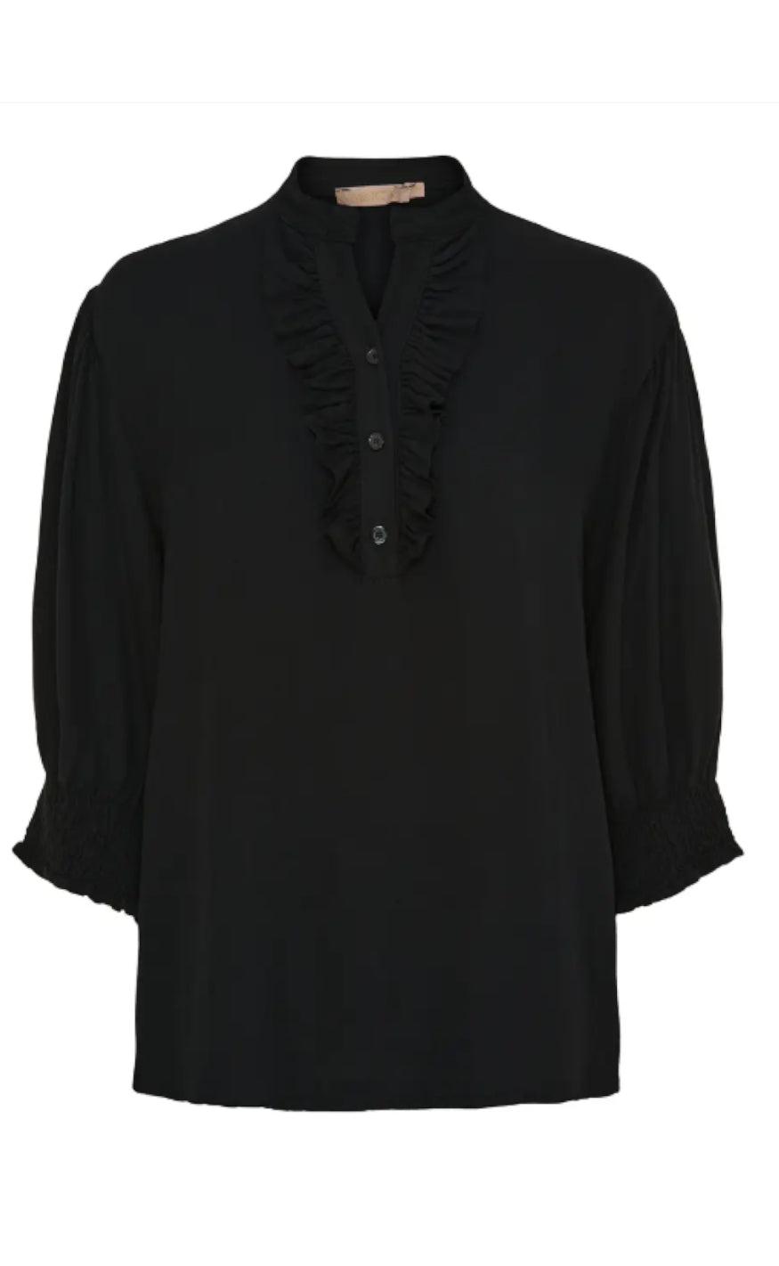 Marta Du Chateau Bluse Unnur Black