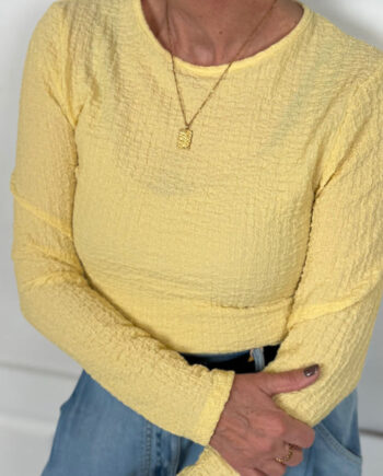 Marta Du Chateau Bluse Vionne Yellow536