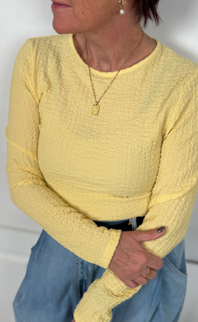 Marta Du Chateau Bluse Vionne Yellow536