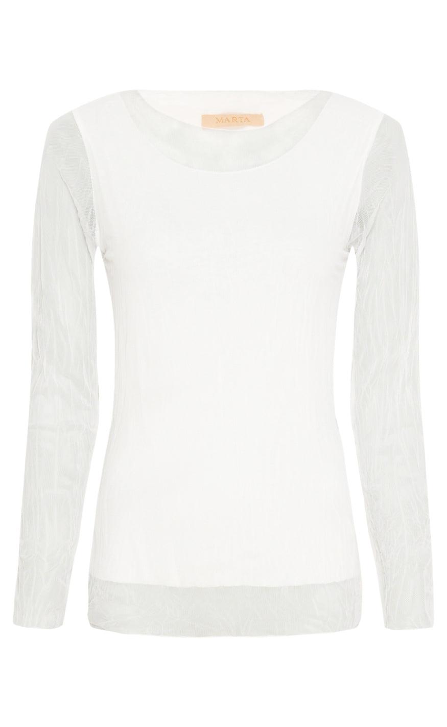 Marta Du Chateau Bluse 1708 White