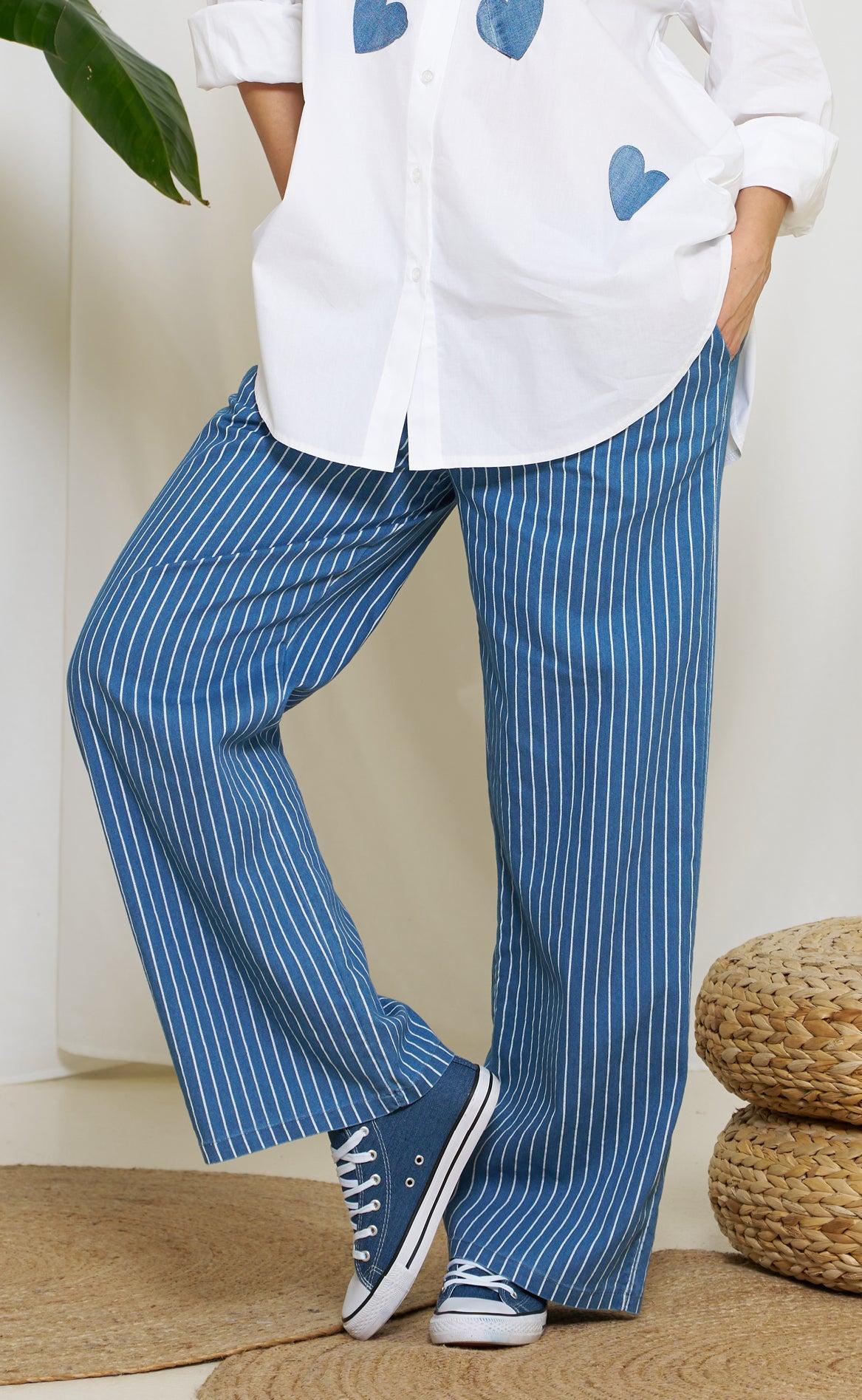 Marta Du Chateau Bukser Ninette Medium Blue