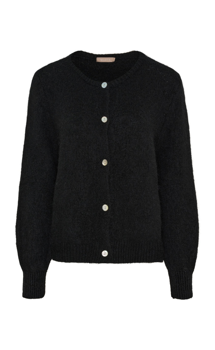 Marta Du Chateau Cardigan Cosima Black