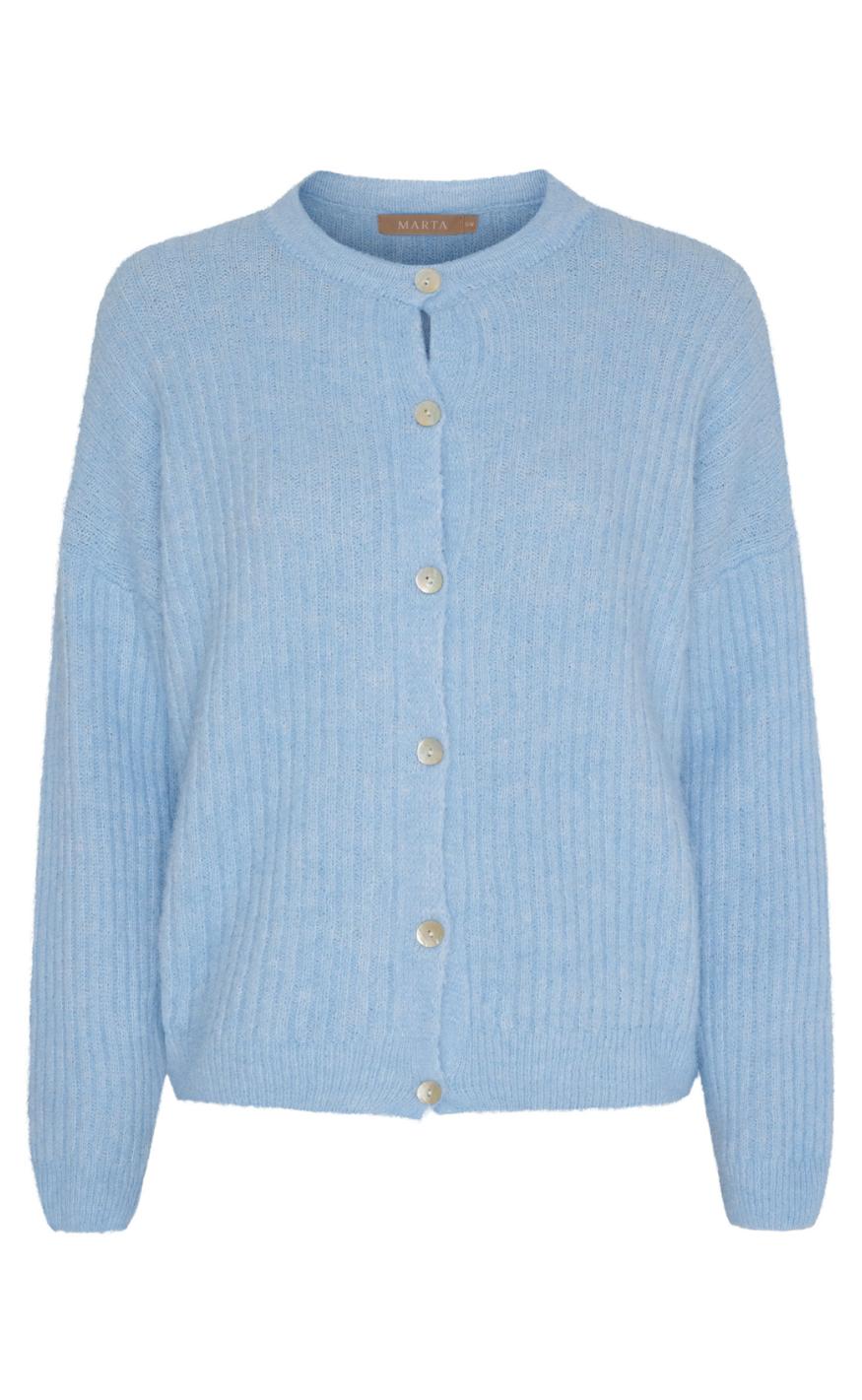 Marta Du Chateau Cardigan Frederikke Blue9528