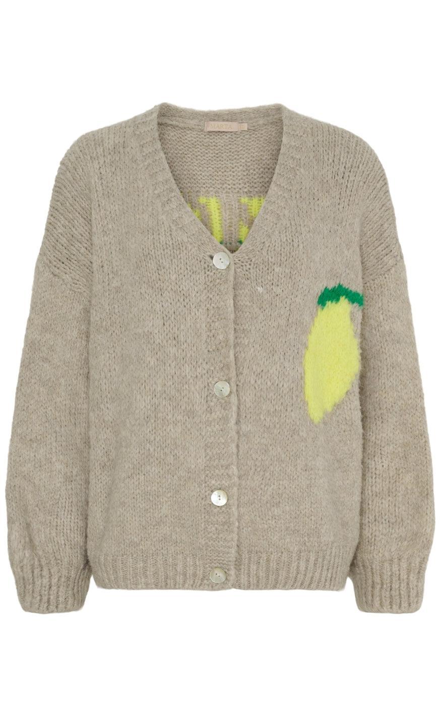 Marta Du Chateau Cardigan Pauline Beige