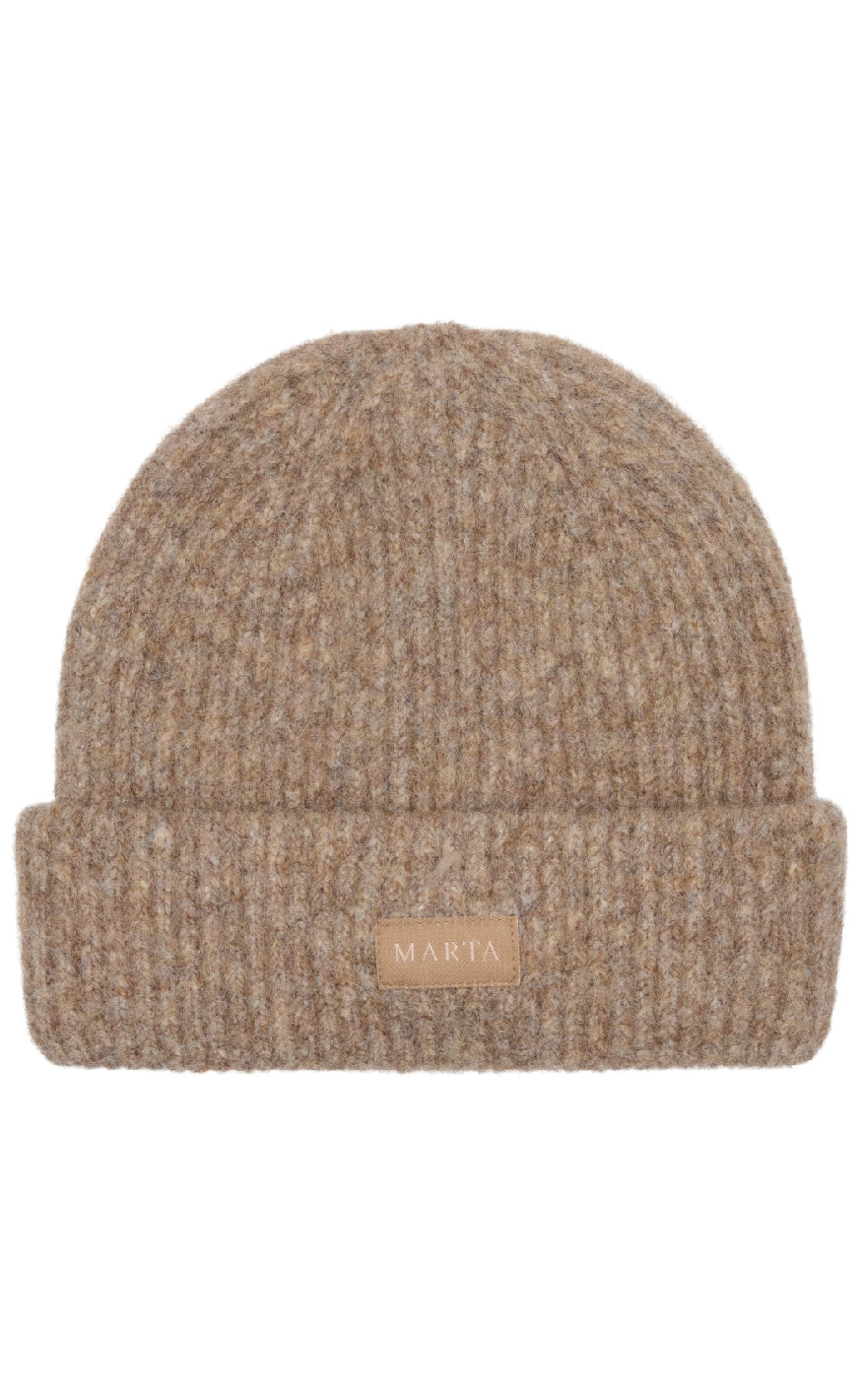 Marta Du Chateau Hat Rib Beanie Fango