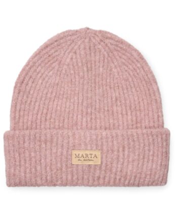 Marta Du Chateau Hue Rib Beanie Rose