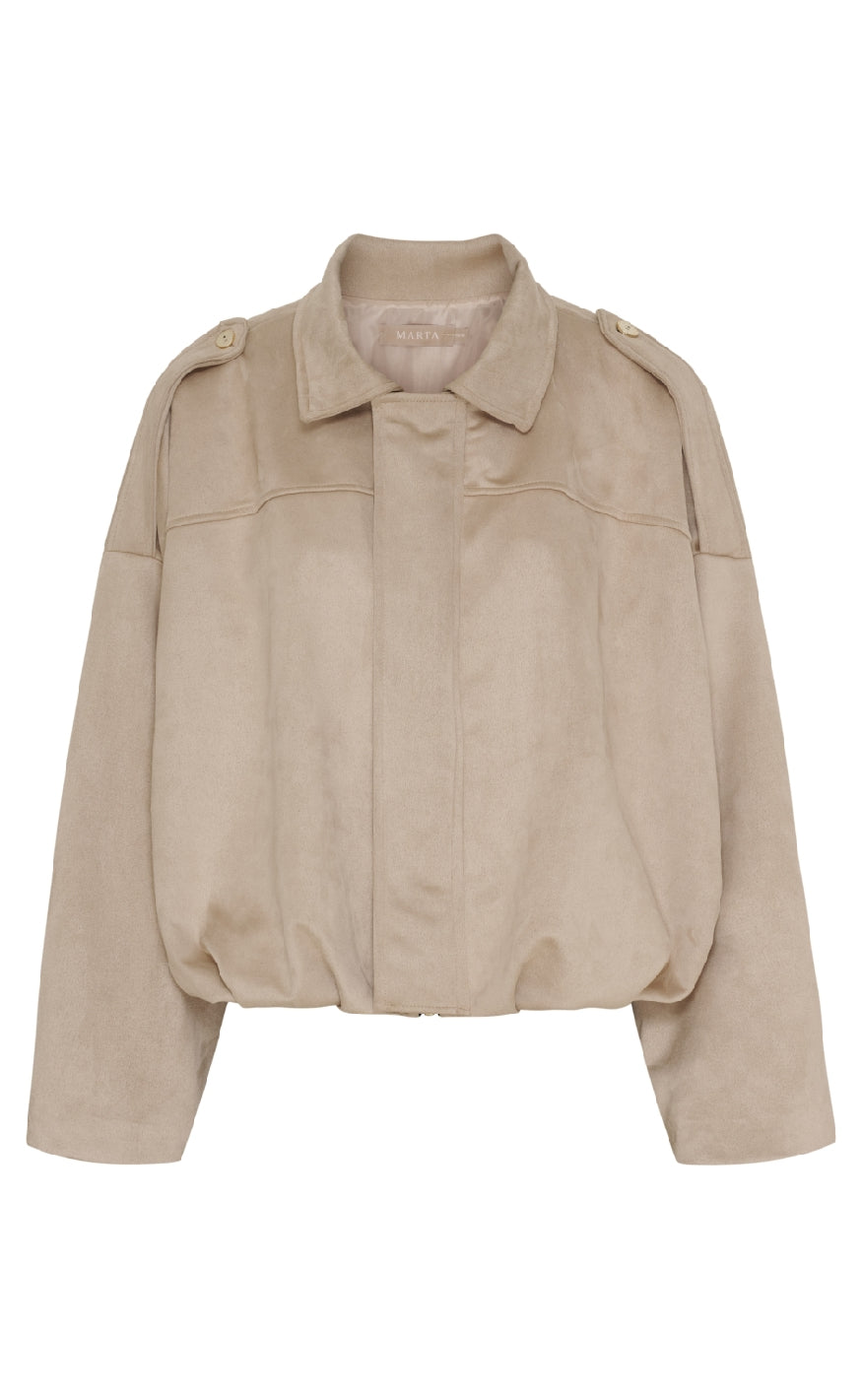 Marta Du Chateau Jakke Kamelia Beige