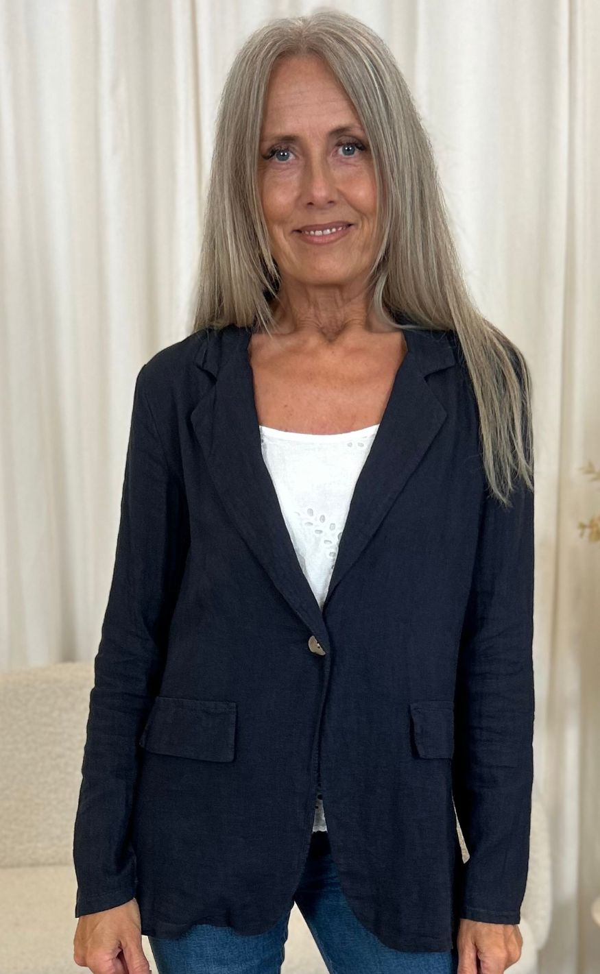 Marta Du Chateau Jakke Nelly Navy