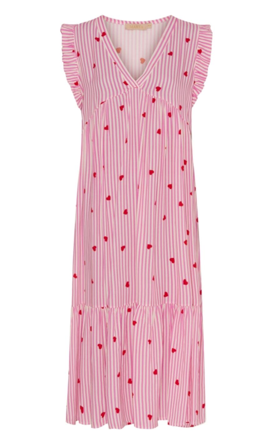 Marta Du Chateau Kjole 5795 Elma Fuxia Heart