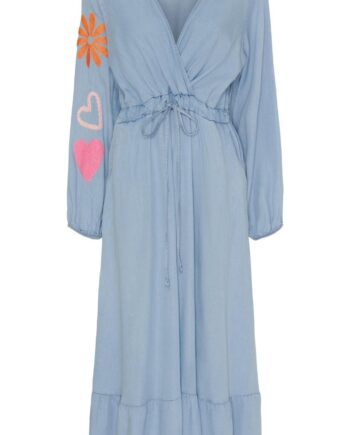 Marta Du Chateau Kjole Nicolina Light Blue