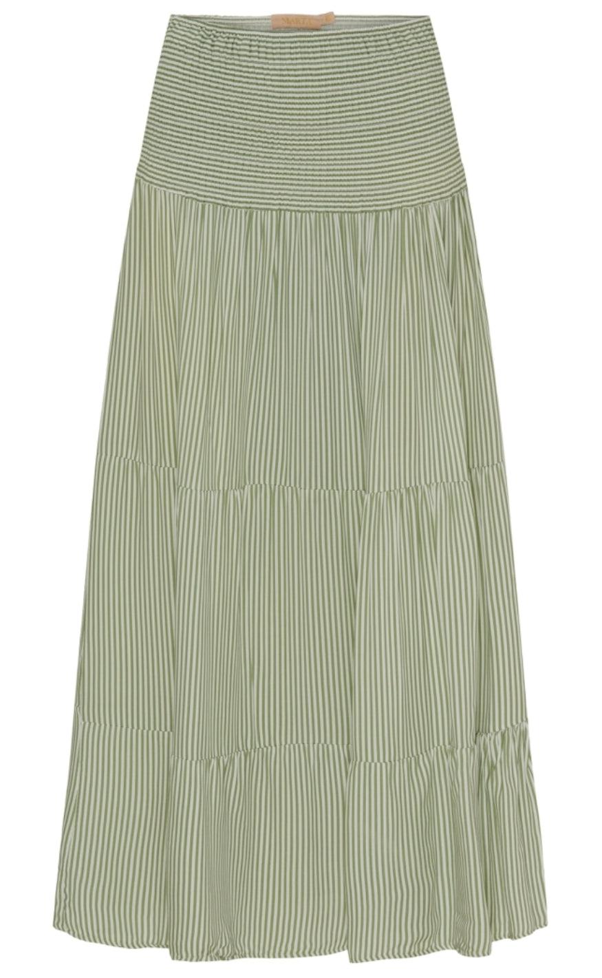Marta Du Chateau Nederdel 5201 5849 Kaki Stripe