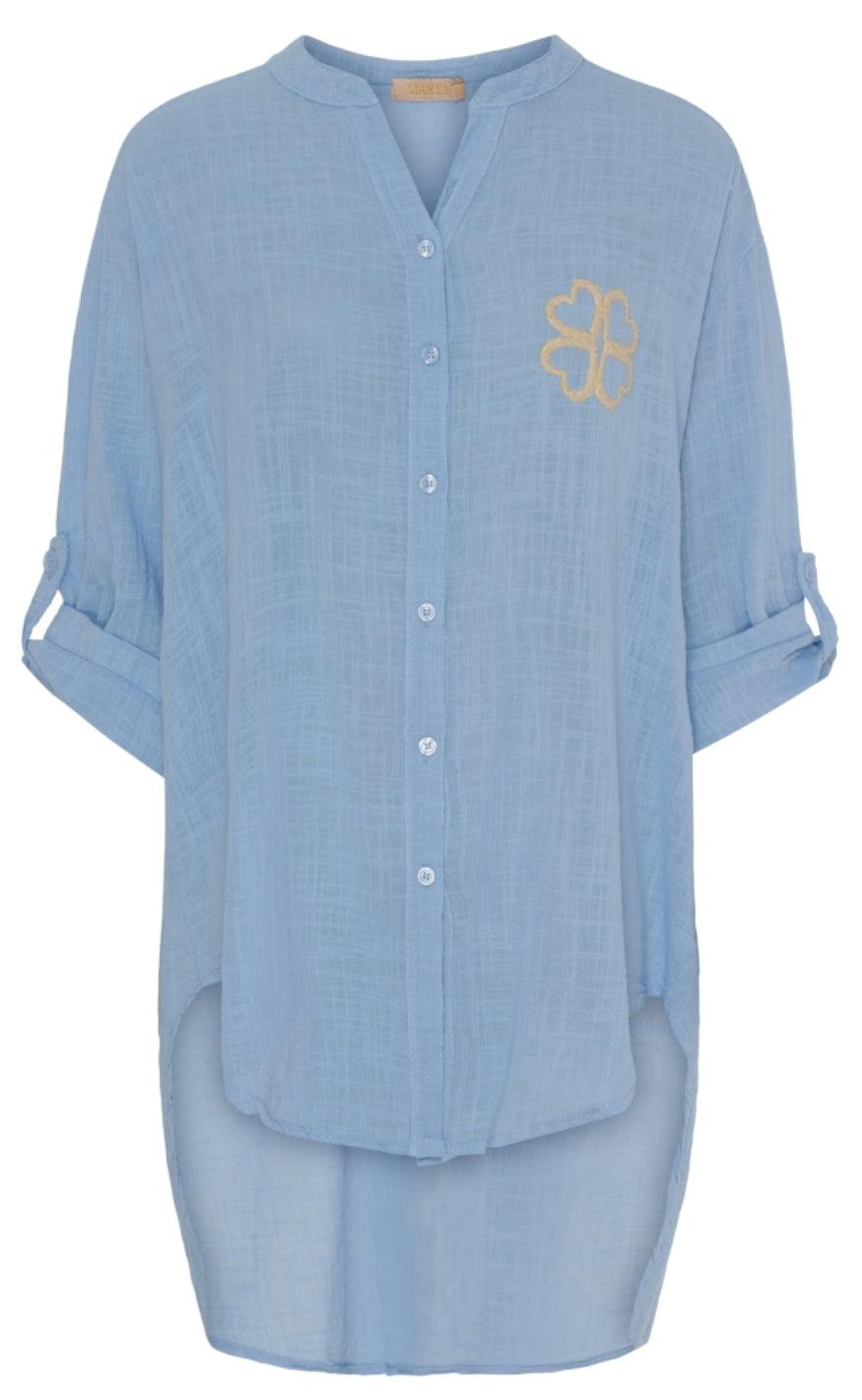 Marta Du Chateau Skjorte 20002 Adelheid Sky Blue