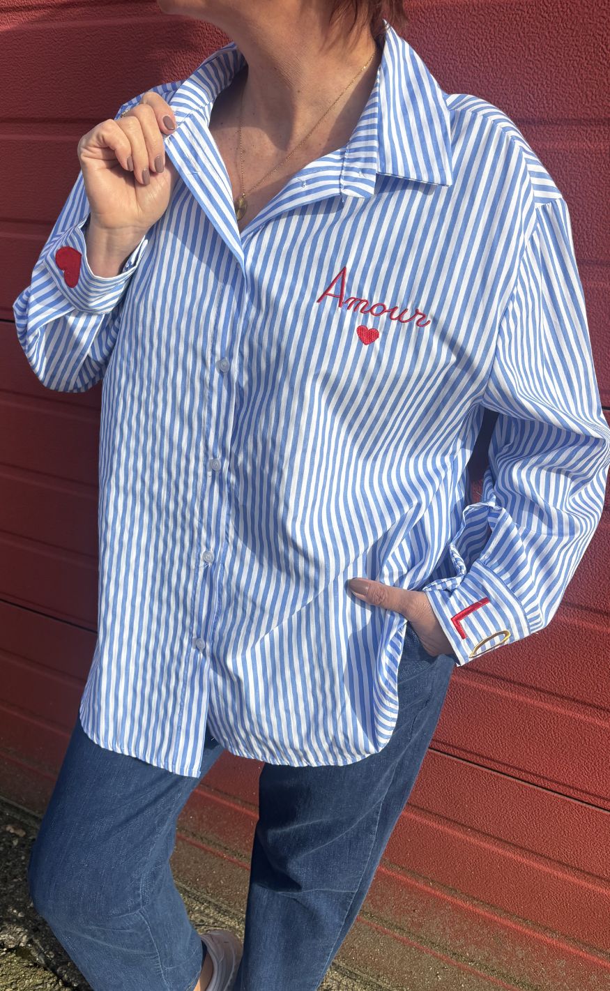 Marta Du Chateau Skjorte Brith Sky Blue