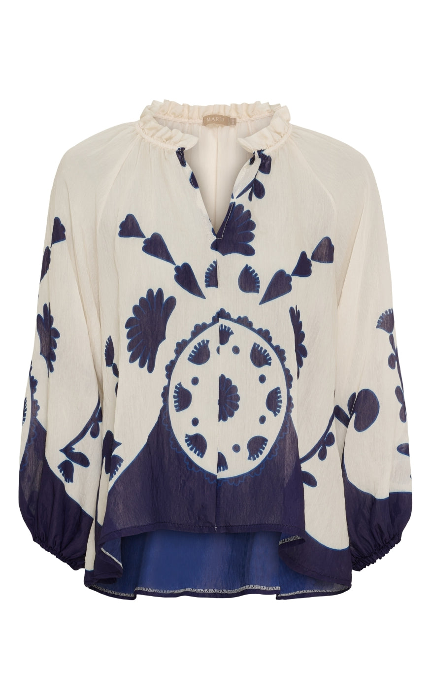 Marta Du Chateau Skjorte Clary Blue