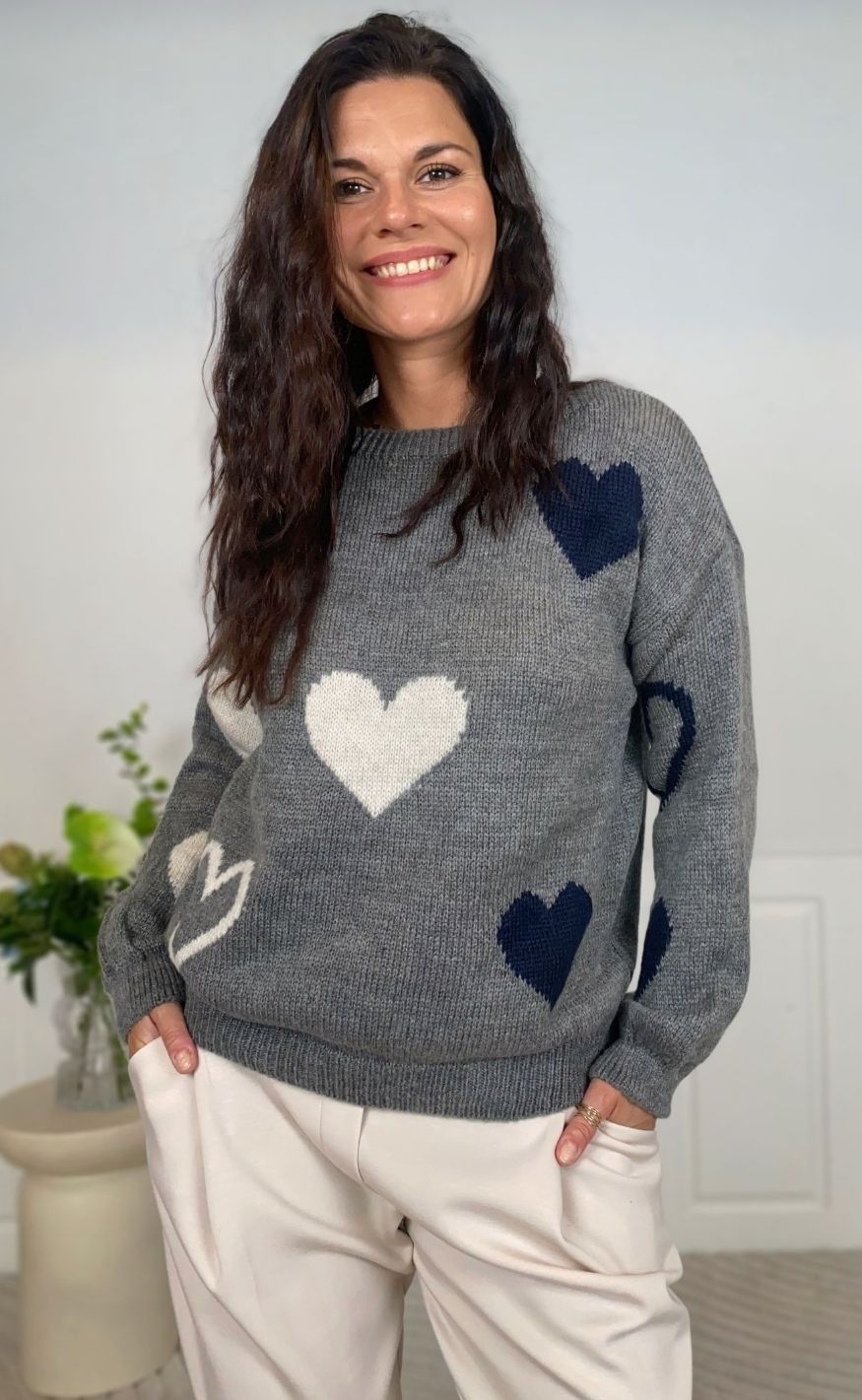 Marta Du Chateau Strik Amarante Dark Grey