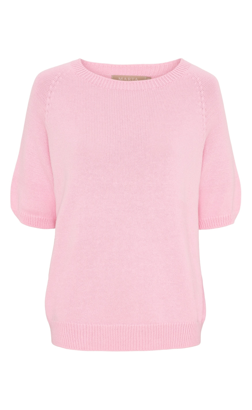 Marta Du Chateau Strik Blanca Baby Pink