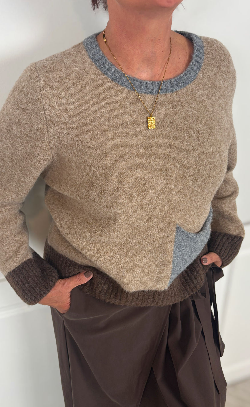 Marta Du Chateau Strik Elora Camel Denim