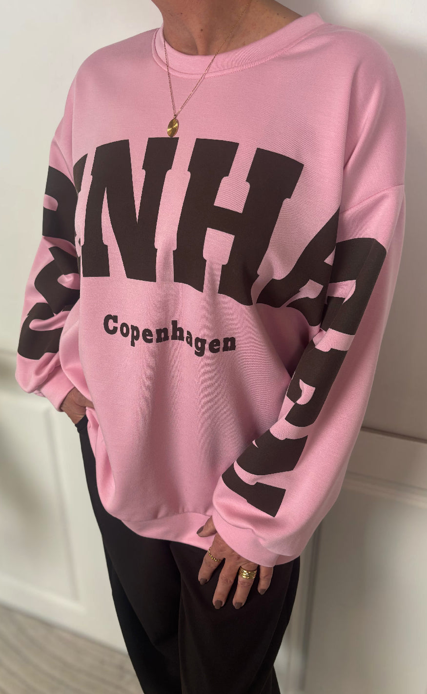 Marta Du Chateau Sweatshirt Hibiscus Pink