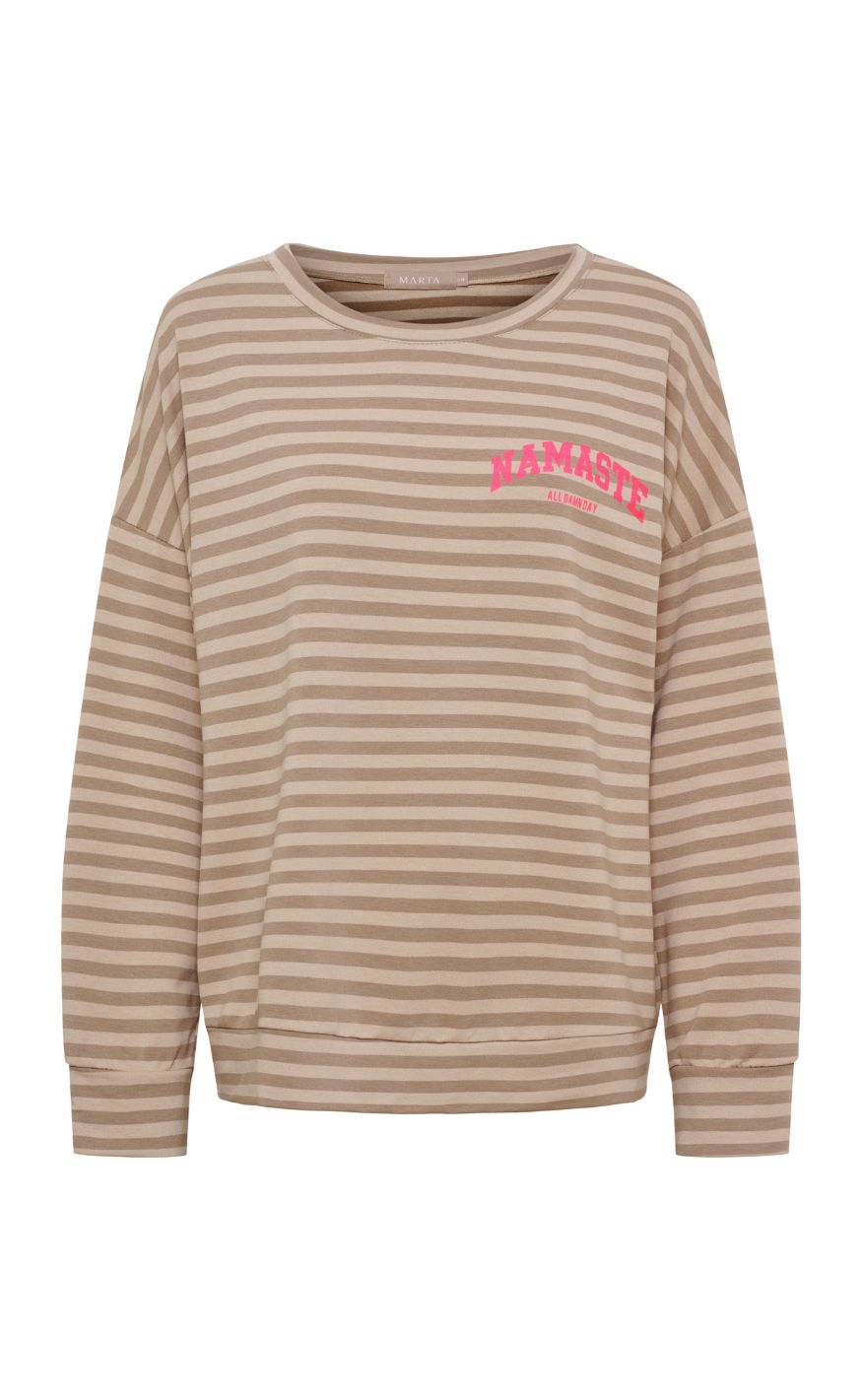 Marta Du Chateau Sweatshirt Isabeau Beige