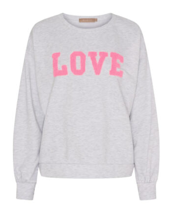 Marta Du Chateau Sweatshirt Jessa Light Grey Melange
