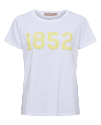 Marta Du Chateau  -shirt Alvera White Yellow