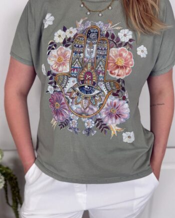 Marta Du Chateau  -shirt Jessia Military