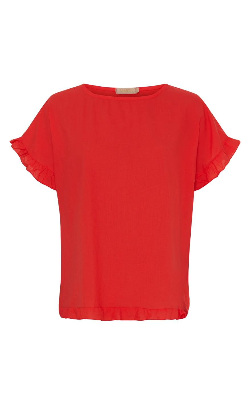 Marta Du Chateau -shirt Kasimira Rosso