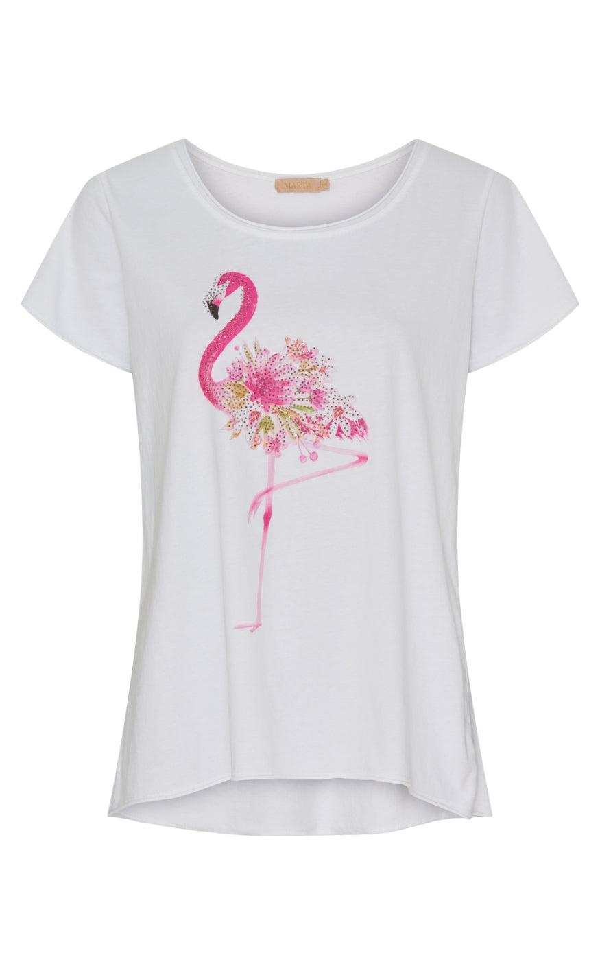 Marta Du Chateau  -shirt 1535 Marie Pink Flamingo