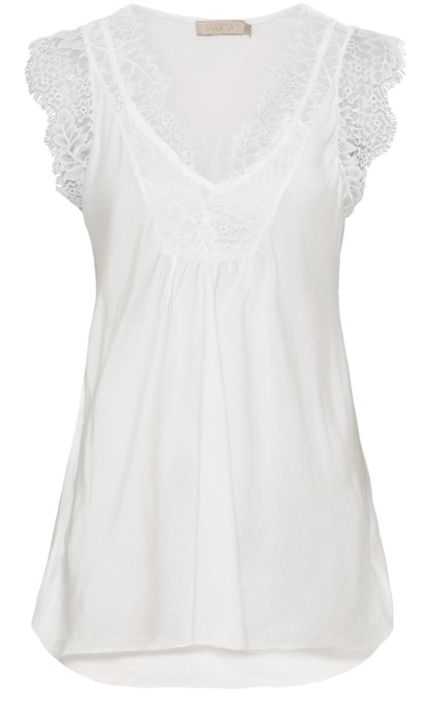 Marta Du Chateau Top 8804 Faune Off White